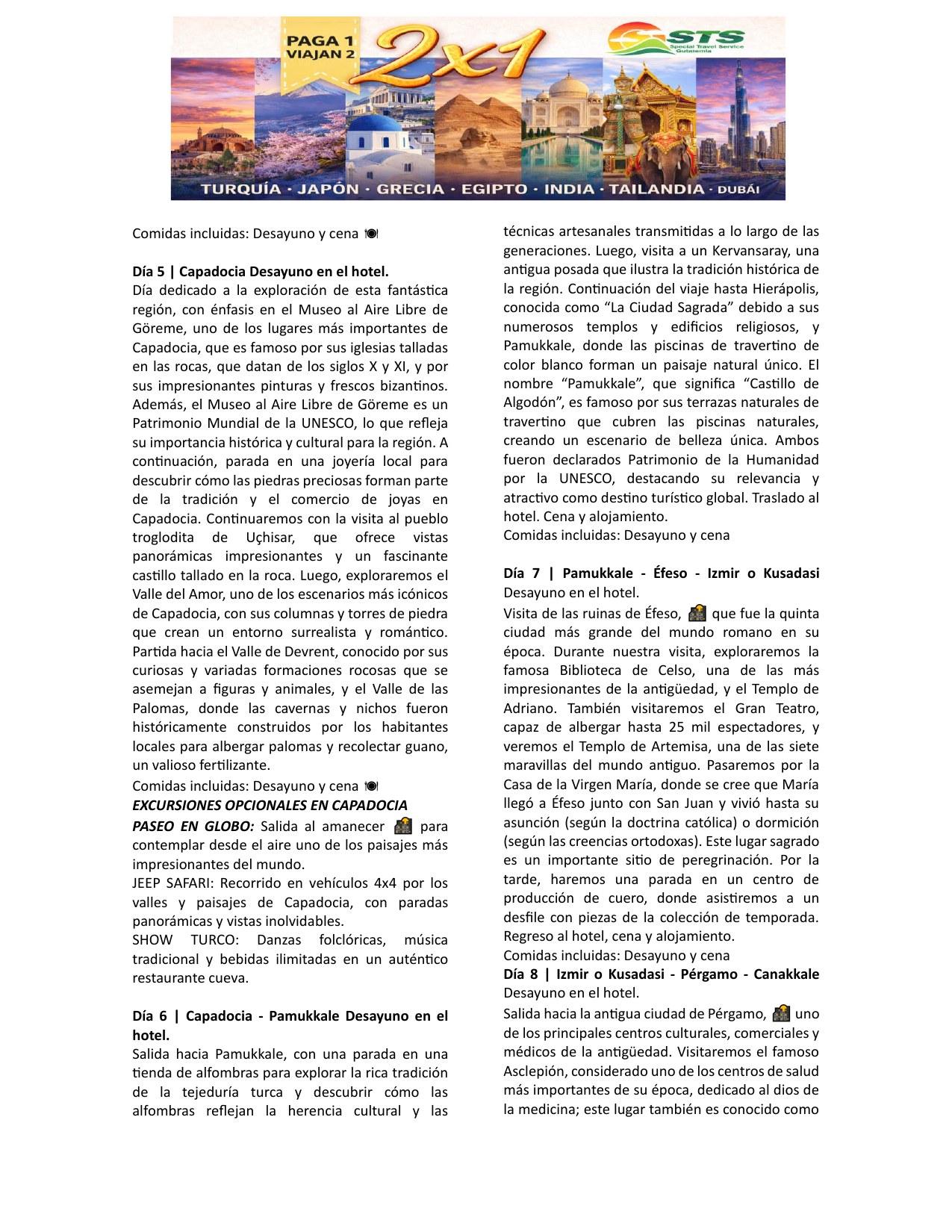 Turquía Fascinante 2x1 — página 2
